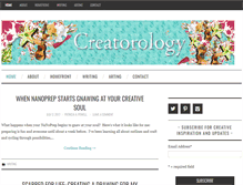 Tablet Screenshot of creatorology.com